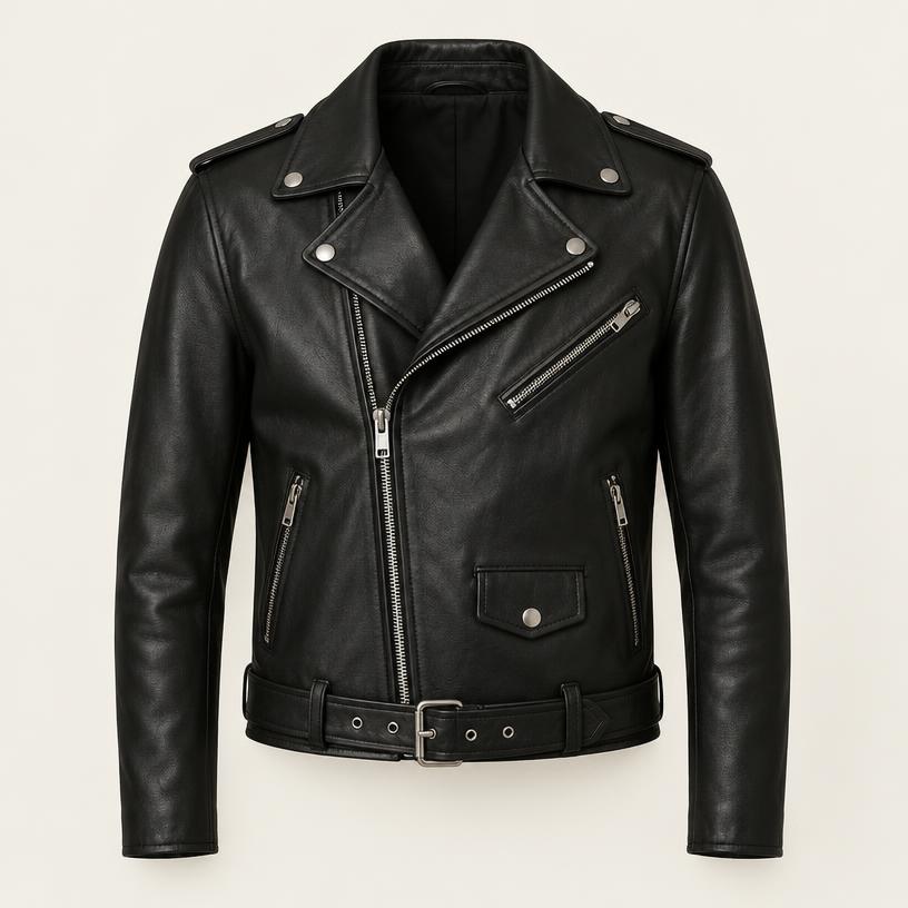 Demo Atelier Leather Biker Jacket