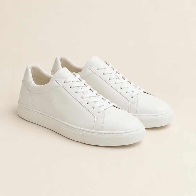 Studio Example Leather Court Sneakers